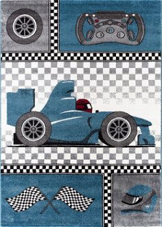 Detský kusový koberec formule 460 blue - 80x150cm