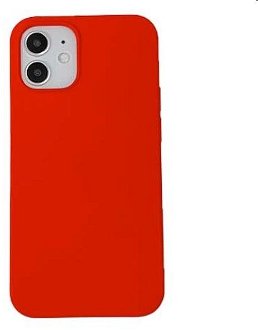 Devia kryt Nature Series Silicone Case pre Apple iPhone 12 mini, červené