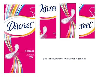 DHV Intímky Discreet Normal Plus + 20 kusov 1