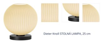 Dieter Knoll STOLNÁ LAMPA, 25 cm 1