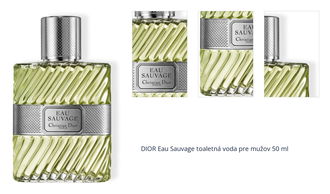 DIOR Eau Sauvage toaletná voda pre mužov 50 ml 1