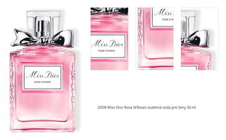 DIOR Miss Dior Rose N'Roses toaletná voda pre ženy 30 ml 1