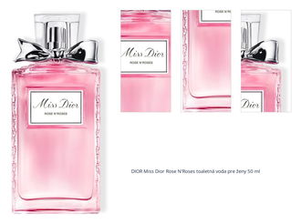 DIOR Miss Dior Rose N'Roses toaletná voda pre ženy 50 ml 1