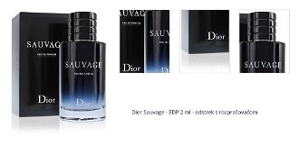Dior Sauvage - EDP 2 ml - odstrek s rozprašovačom 1