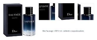 Dior Sauvage - EDT 2 ml - odstrek s rozprašovačom 1
