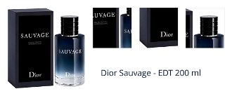 Dior Sauvage - EDT 200 ml 1