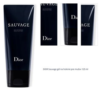 DIOR Sauvage gél na holenie pre mužov 125 ml 1