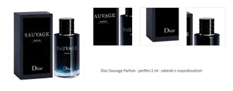 Dior Sauvage Parfum - parfém 2 ml - odstrek s rozprašovačom 1