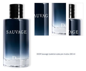 DIOR Sauvage toaletná voda pre mužov 200 ml 1