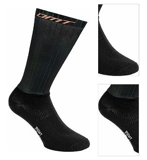 DMT Aero Race Sock Black M/L Cyklo ponožky 3