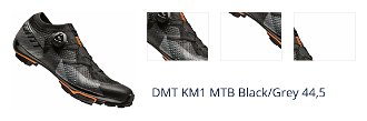 DMT KM1 Black/Grey 44,5 Pánska cyklistická obuv 1