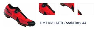 DMT KM1 Coral/Black 44 Pánska cyklistická obuv 1