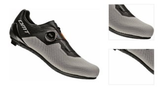 DMT KR4 Black/Silver 39 Pánska cyklistická obuv 3
