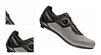 DMT KR4 Black/Silver 43 Pánska cyklistická obuv 4