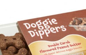Doggie Diippers keksy pre psov arašidové maslo a svätojánsky chlieb 100 g 5