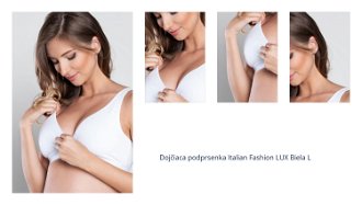 Dojčiaca podprsenka Italian Fashion LUX Biela L 1