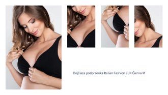 Dojčiaca podprsenka Italian Fashion LUX Čierna M 1