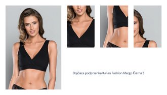 Dojčiaca podprsenka Italian Fashion Margo Čierna S 1