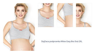 Dojčiaca podprsenka Mitex Easy Bra Sivá 2XL 1