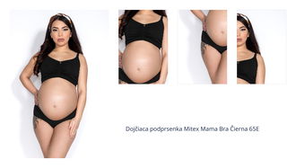 Dojčiaca podprsenka Mitex Mama Bra Čierna 65E 1