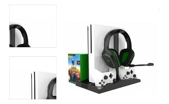 Dokovacia stanica iPega XB007 pre Xbox One, One S a One X, bezdrôtový controller a slúchadlá 4