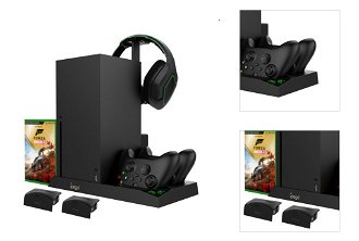 Dokovacia stanica iPega XBX013 pre Xbox Series X, bezdrôtová controller a slúchadlá 3