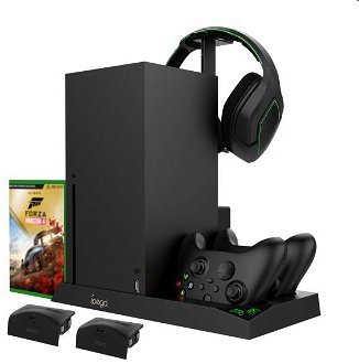 Dokovacia stanica iPega XBX013 pre Xbox Series X, bezdrôtová controller a slúchadlá 2