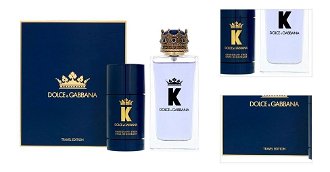 Dolce & Gabbana K By Dolce & Gabbana - EDT 100 ml + tuhý deodorant 75 ml 3