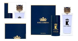 Dolce & Gabbana K By Dolce & Gabbana - EDT 100 ml + tuhý deodorant 75 ml 4