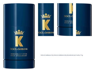 Dolce&Gabbana K by Dolce & Gabbana Deodorant Stick tuhý dezodorant pre mužov 75 g 1