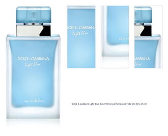 Dolce&Gabbana Light Blue Eau Intense parfumovaná voda pre ženy 25 ml 1