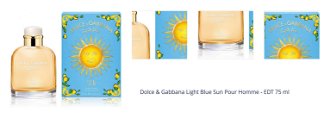 Dolce & Gabbana Light Blue Sun Pour Homme - EDT 75 ml 1