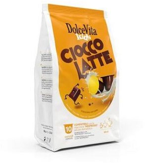 Dolce Vita CIOCCOLATTE (HORÚCA MLIEČNA ČOKOLÁDA) - 10 kapsúl pre Nespresso kávovary