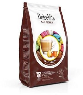 Dolce Vita MACARON ALLA MANDORLA (MAKRONKY) - 10 kapsúl pre Nespresso kávovary