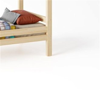Domčeková posteľ DOMINANT Premium s voliteľnou zábranou rozmer lôžka: 100 x 190 cm, šuplík, nožičky: s nožičkami, bez šuplíka, zábrany: predná 9