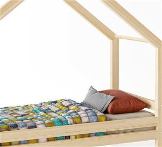 Domčeková posteľ DOMINANT Premium s voliteľnou zábranou rozmer lôžka: 70 x 160 cm, šuplík, nožičky: s nožičkami, bez šuplíka, zábrany: predná 5