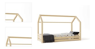 Domčeková posteľ Premium so šuflíkom šuplík, nožičky: bez nožičiek, Zábrany: predná, rozmer lôžka: 100 x 180 cm 4