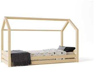 Domčeková posteľ Premium so šuflíkom šuplík, nožičky: bez nožičiek, Zábrany: predná, rozmer lôžka: 100 x 180 cm 2