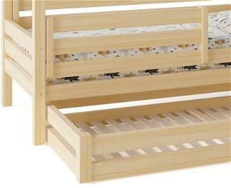 Domčeková posteľ Premium so šuflíkom rozmer lôžka: 100 x 190 cm, šuplík, nožičky: s nožičkami a so šuplíkom, zábrany: obe 8