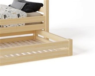 Domčeková posteľ Premium so šuflíkom rozmer lôžka: 120 x 200 cm, šuplík, nožičky: s nožičkami a so šuplíkom, zábrany: predná 9