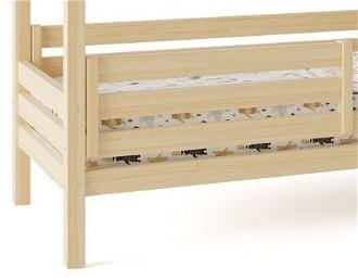 Domčeková posteľ Premium so šuflíkom rozmer lôžka: 100 x 200 cm, šuplík, nožičky: s nožičkami, bez šuplíka, zábrany: obe 8