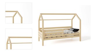 Domčeková posteľ Premium so šuflíkom rozmer lôžka: 90 x 200 cm, šuplík, nožičky: s nožičkami, bez šuplíka, zábrany: obe 4