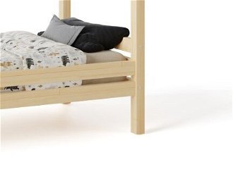 Domčeková posteľ Premium so šuflíkom rozmer lôžka: 100 x 180 cm, šuplík, nožičky: s nožičkami, bez šuplíka, zábrany: predná 9