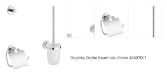 Doplnky Grohe Essentials chróm 40407001 1