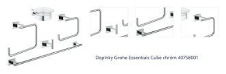 Doplnky Grohe Essentials Cube chróm 40758001 1