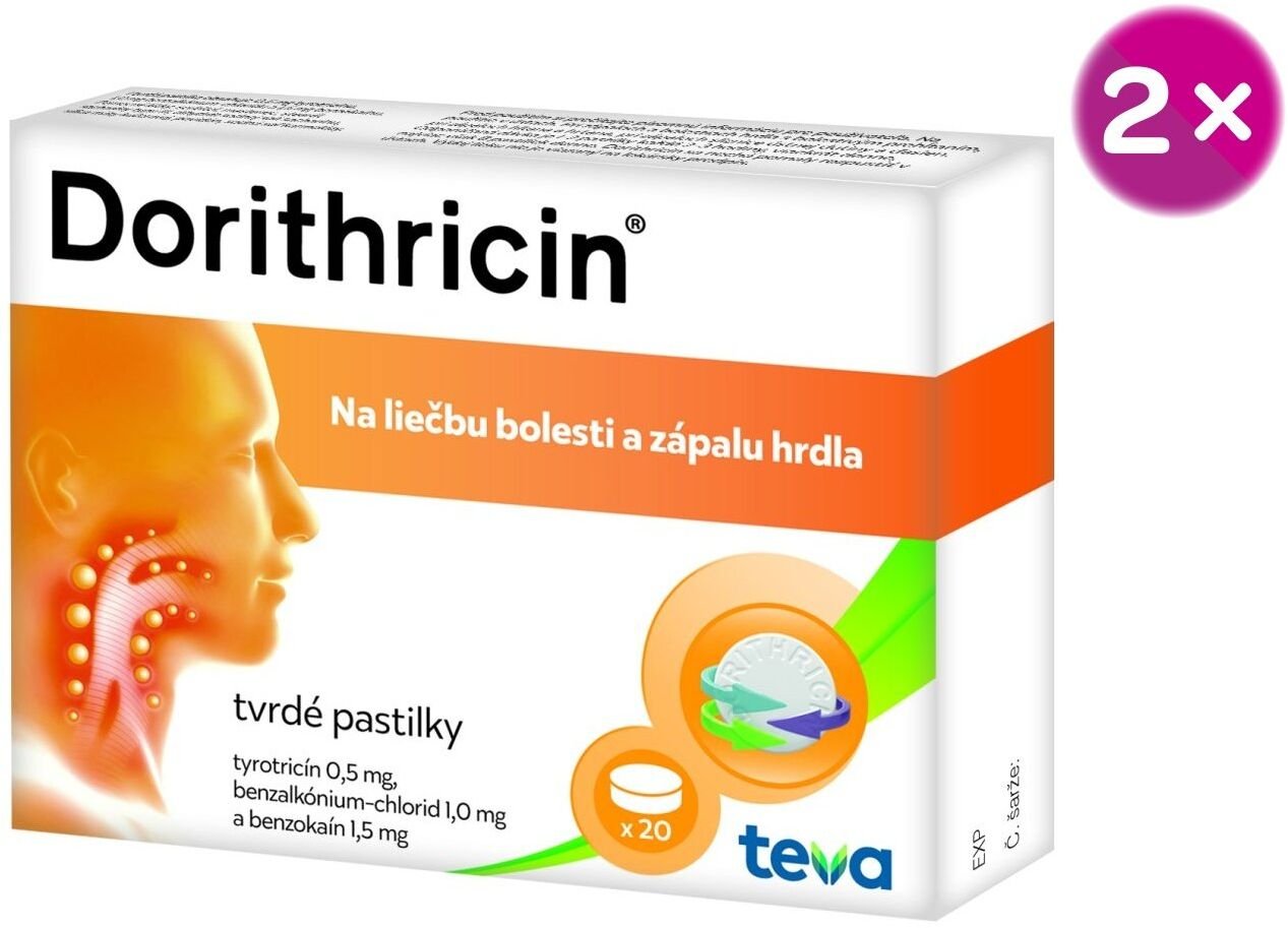 Dorithricin 2 x 20 pastiliek