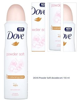 DOVE Powder Soft dezodorant 150 ml 1