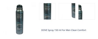 DOVE Spray 150 ml For Men Clean Comfort 1