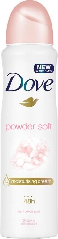 Dove spray Powder Soft deodorant