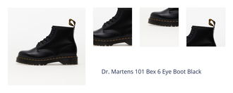 Dr. Martens 101 Bex 6 Eye Boot Black 1